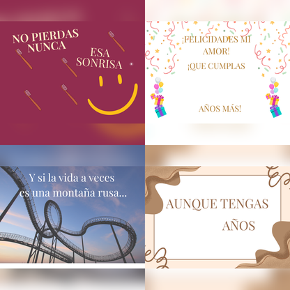 Álbum imprimible "Feliz cumpleaños"